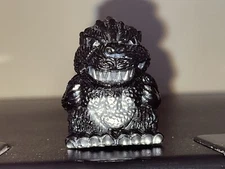 1992 Godzilla SD Godzilla Finger Puppet Mini Figure DAIKESSEN Set Bandai Kaiju 