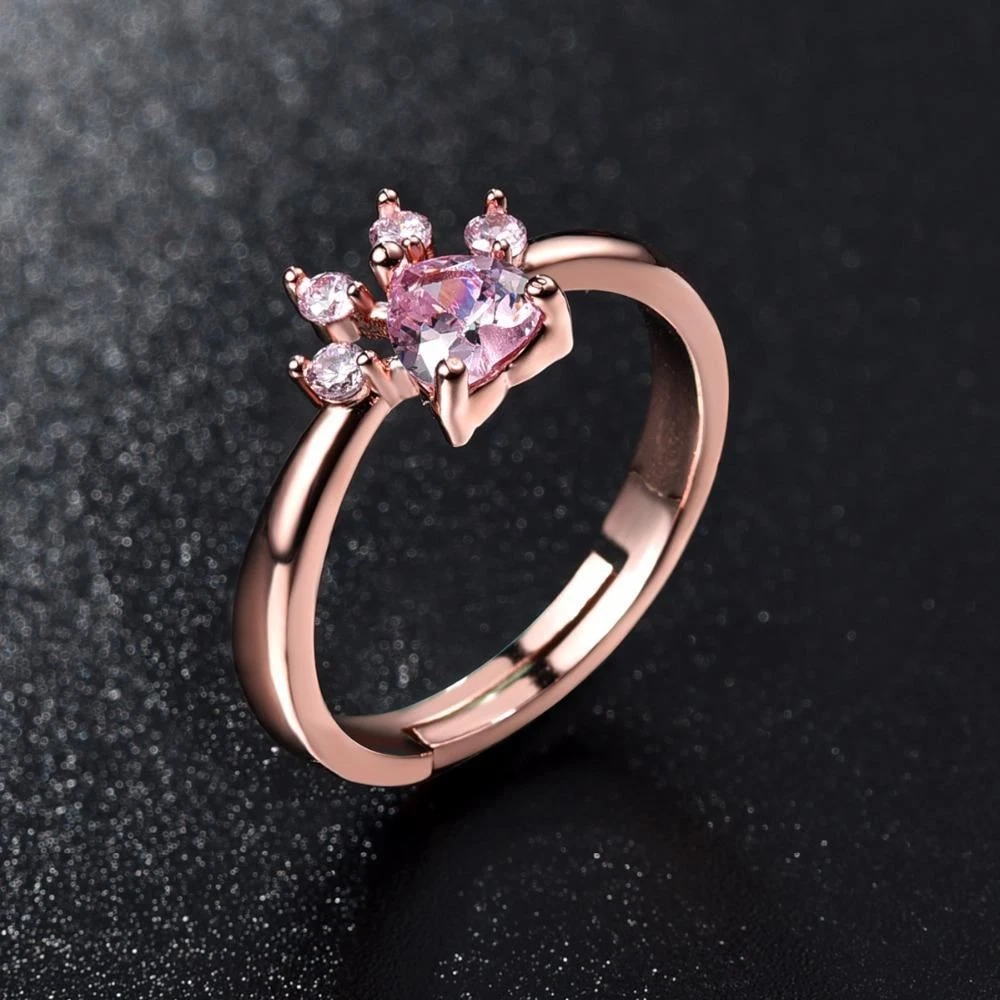 Cute rose on sale gold rings