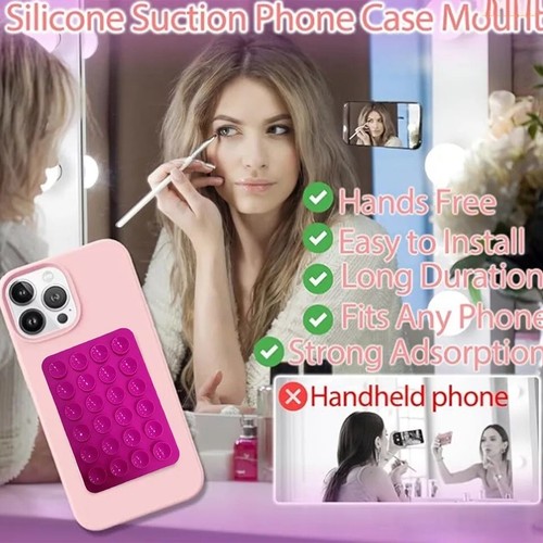 SET 10 Silikon Saugnapf Handy Tablet Saugnapf Universal - Bild 2 von 7