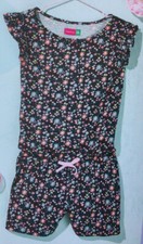 Girls Summer Jumpsuit Multicoloured Daises  5-6 Years NEW