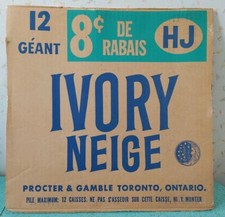 Vintage Ivory Snow Side Of Box Ivory Beige 12 Grant Canada