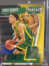 2021-22 Panini Chronicles Threads Rookie Mem Green #TRM-CD Chris Duarte