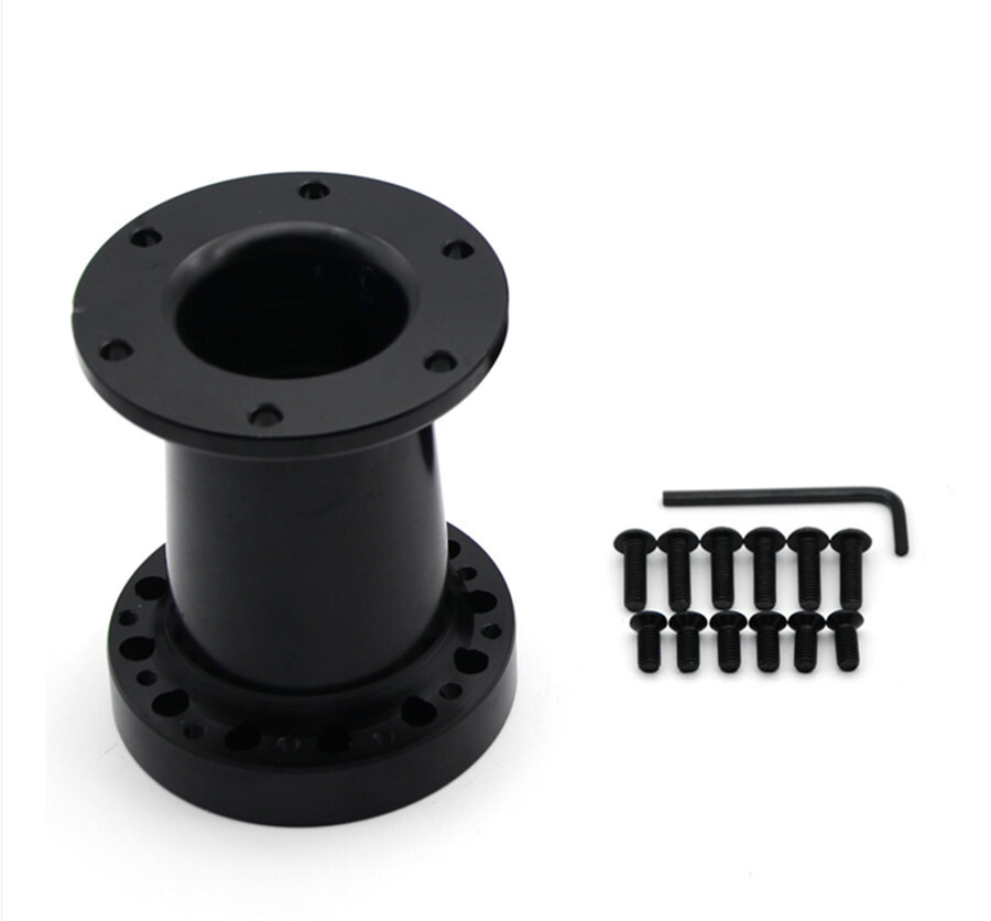 Wheel Hub Extender Sim Racing Black 4