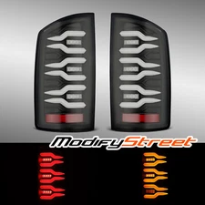 Fit 02-06 Dodge Ram 1500/03-06 Dodge Ram 2500/3500 LED Tail Lights Black