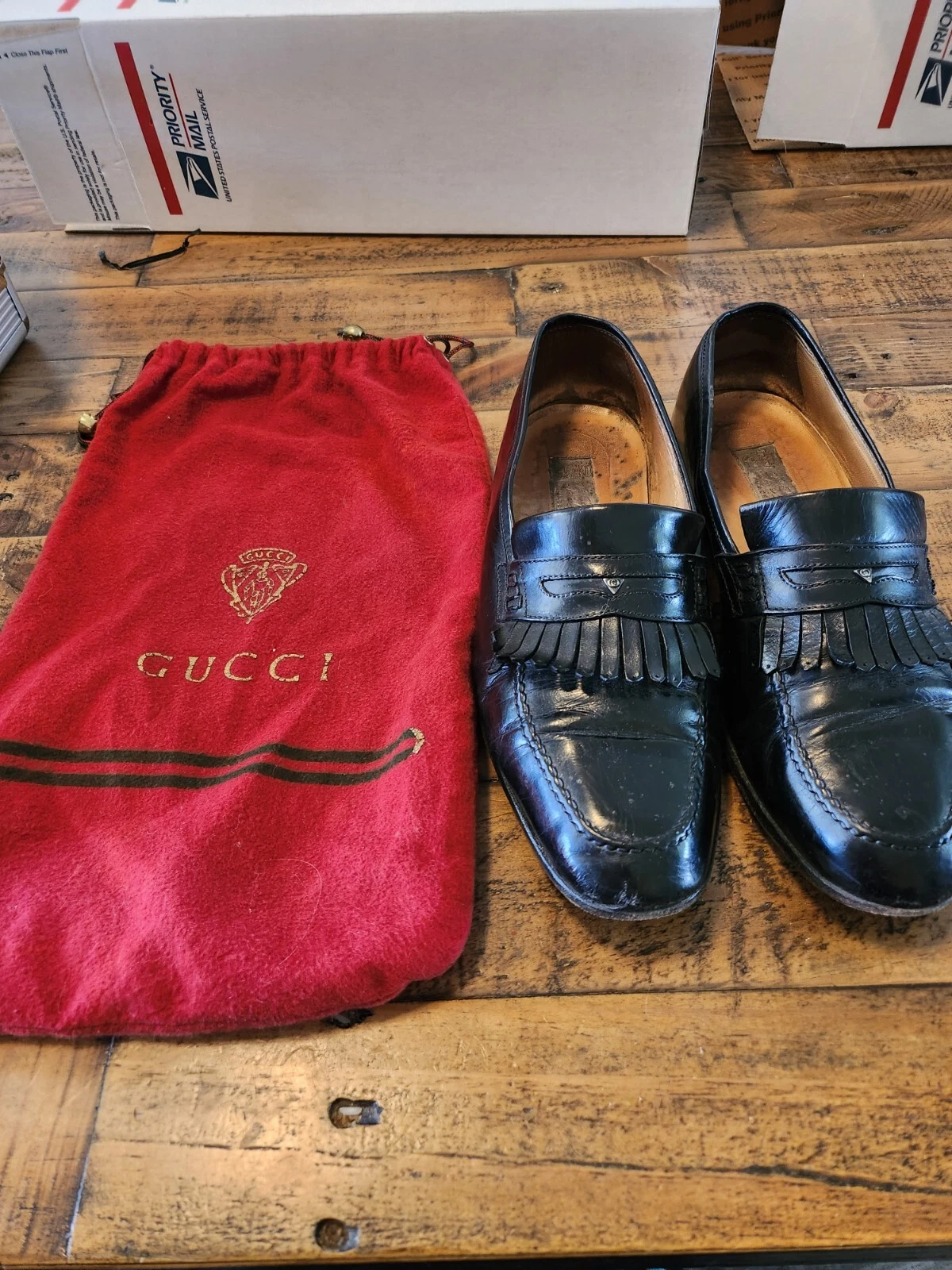 Mocassins homme vintage Gucci Made In Italy EU 40 US 7 [j]