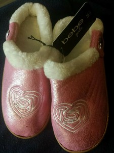 bebe girls slippers