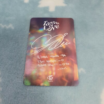 TWICE 10th Mini Album Taste of Love Mina Type-1 Photo Card