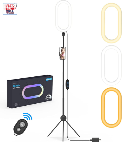 Ring Light with Tripod Stand and Phone Holder 14” Selfie Lights for Tiktok Phone - Picture 10 of 12
