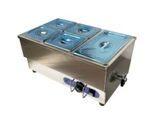 5-Pot Bain-Marie Food Warmer STEAM TABLE FOOD WARMER 110V 1500W