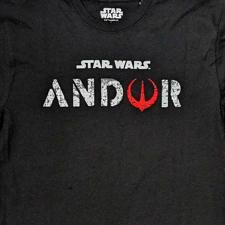 Star Wars T Shirt Andor Logo new Official Mens Black | eBay