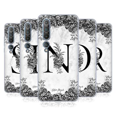OFFICIAL NATURE MAGICK B&W MARBLE MONOGRAM 2 GEL CASE FOR XIAOMI REDMI PHONES
