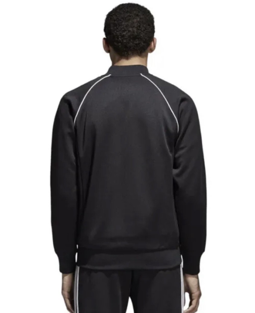 adidas Originals Men's Track Top Jacket, Size S - Black