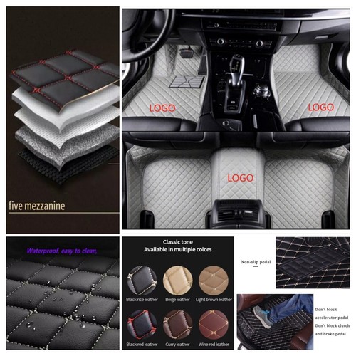 For NISSAN Altima Car Floor Mats Custom All Weather Car Carpets Waterproof - Foto 6 di 35