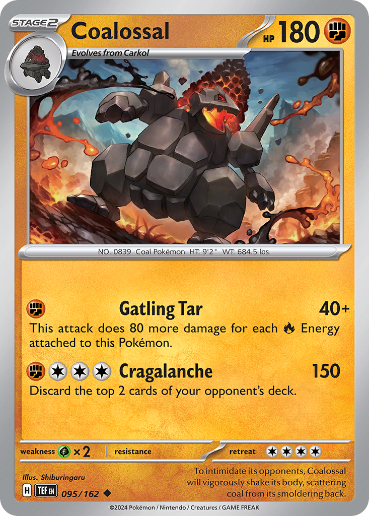 Coalossal 95/162 Uncommon | Temporal Forces | Pokemon Card | eBay