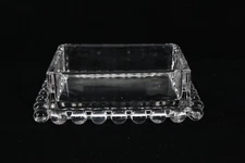 RARE! VINTAGE IMPERIAL GLASS CANDLEWICK RECTANGULAR DISH 5 1/2" x