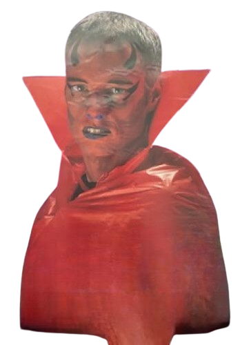 Halloween Unisex Red Devil Cape