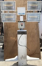 RCP By Will-Burt AutoStow Night Scan 240V Halogen Emergency 4 Flood Light System