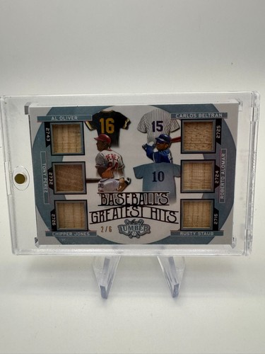 2024 Leaf Lumber Greatest Hits Oliver/Perez/Jones/Beltran/Alomar/Staub 2/6 BGH-7