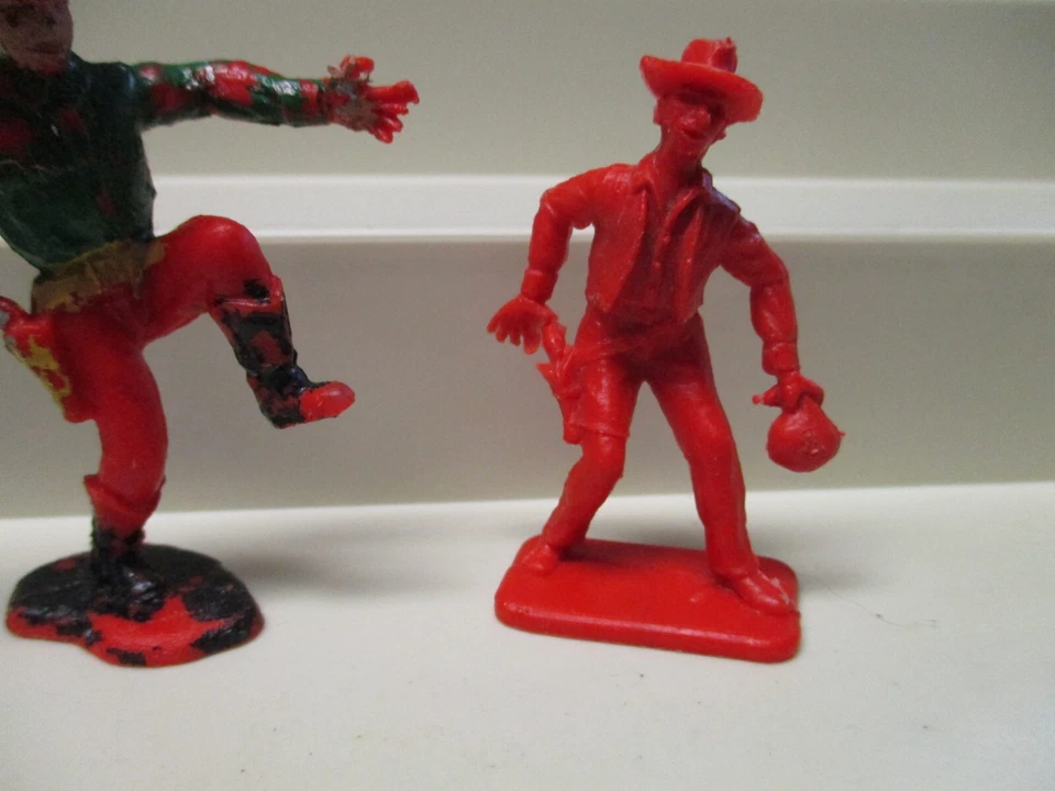 De Colección Media Luna Inglaterra Vaqueros Juego Plástico Ejército Hombres Juguete Soldados Figuras G53 Foto 4 de 4