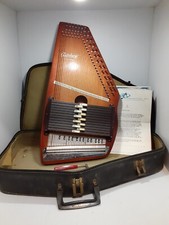 Vintage "C" Series Oscar Schmidt Autoharp With Hardcase Tuning Lever Music Book