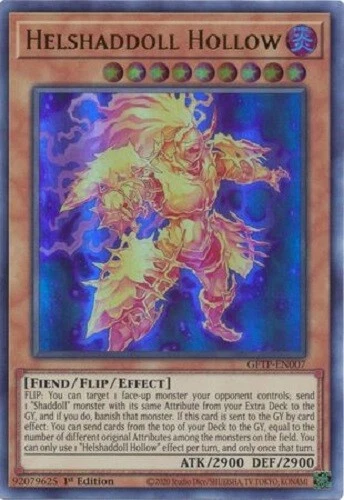 Helshaddoll Hollow - GFTP-EN007 - Ultra Rare 1st Edition Yugioh