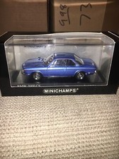 1/43 BMW 2000 CS Bleu Blue  1967 Minichamps ref: 430025020 New