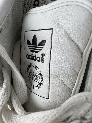 ADIDAS LA TRAINER Schuhe Sneaker grau/blau Leder und Canvas Gr. 37,5, UK 4,5, US 5 - Bild 3 von 10