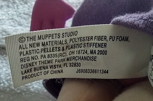 Disney Theme Parks 2000 Authentic Original Muppets Miss Piggy Plush Doll - Picture 4 of 7