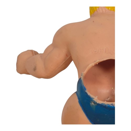 Vintage Hulk Hogan KO Thumb Wrestler Bootleg Figura "Il Campione" - Foto 10 di 15