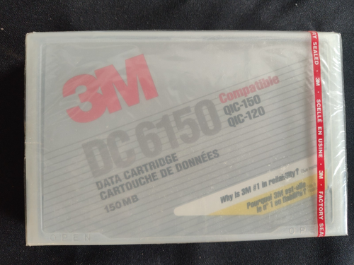 3M Data DC6150 150 MB Uncompressed Data Cartridge Brand New - Afbeelding 2 van 4