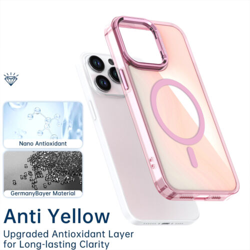 Stoßfeste Mag Safe Hülle für iPhone 16 15 14 Pro Max 13 12 11 Kamera Linse Cover - Bild 6 von 19