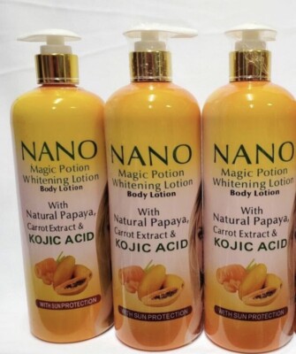 Papaya & Karotte Vitamin Körperlotion mit Kojisäure & LSF 500ml