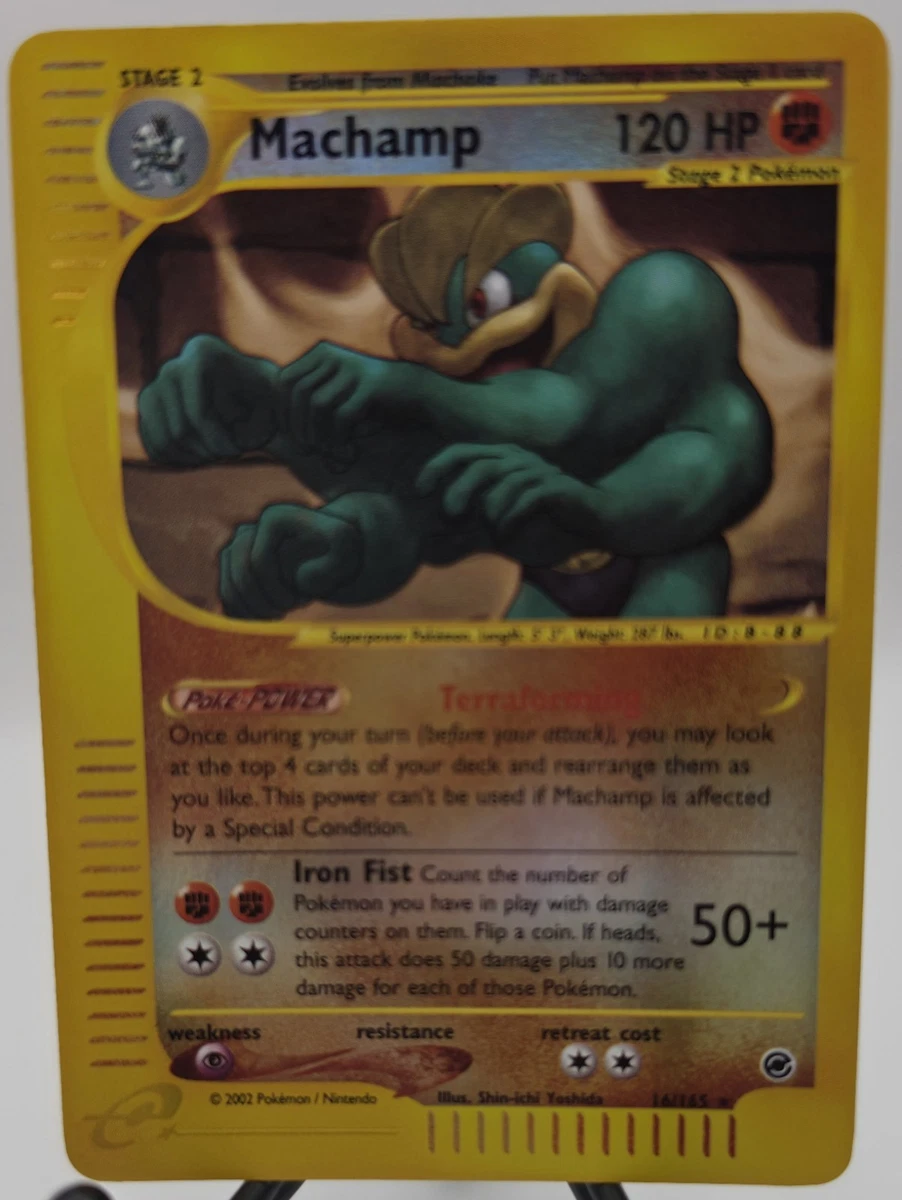 Machamp Pokémon TCG Expedition Base Set Individual Collectible