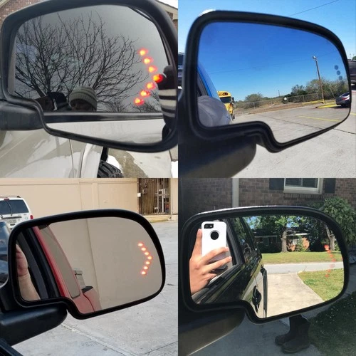 Turn Heated Signal for Mirror Glass 2003-2007 Right Cadillac Side GMC Chevy