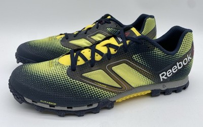 Reebok All Terrain Super Running Shoe - Black/Neon - Excellent Used Condition 