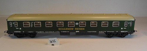 Lima Spur H0 1/87 Personenwagen Scharnow-Reisen 2. Klasse 4-achsig der DB #9655 | Zustand: Gebraucht