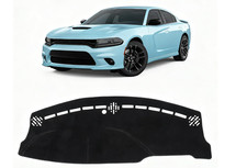 Black Dash Cover For Dodge Charger 2011-2022 2023 Left Hand Driving Polyester Da