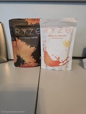 RYZE Mushroom Coffee and Ryze Superfood Vanilla creamer - 30 Servings each