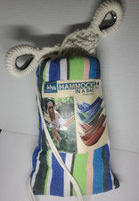 Extra Strong Bliss Hammock in a Bag with braided ropes portable Hippie Festival 