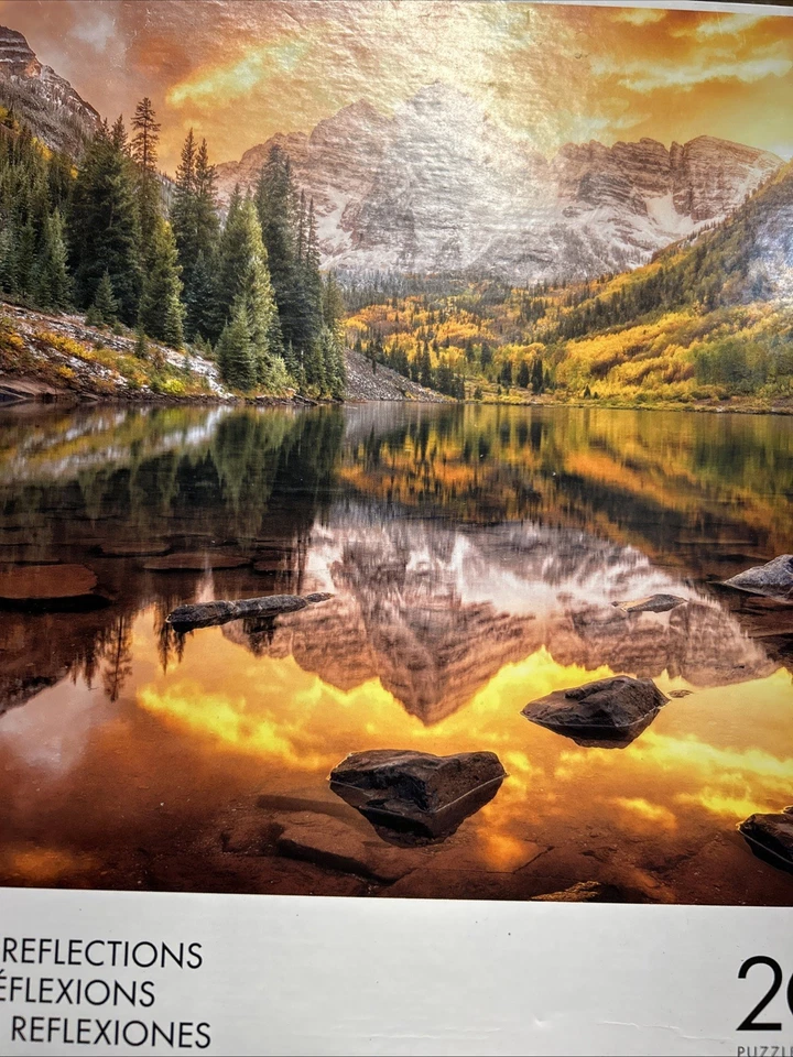 Rompecabezas Buffalo Games - Granate Lake Reflection - 2000 piezas Foto 4 de 4