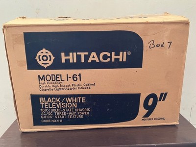 HITACHI 9'' VINTAGE TELEVISION.