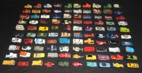 100 x Vintage Matchbox Corgi Dinky Diecast Vehicles Job Lot  70s 80s 90s Lorries