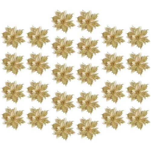 26 Pcs Christmas Flower Wreath Accessories Baby Fake Flowers Garland