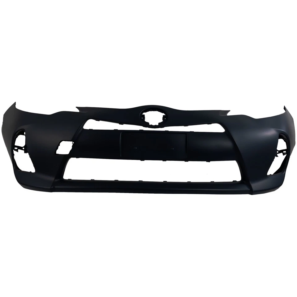 Front Bumper Cover For 2012-2014 Toyota Prius C w/ fog lamp holes Primed - Imagem 2 de 4