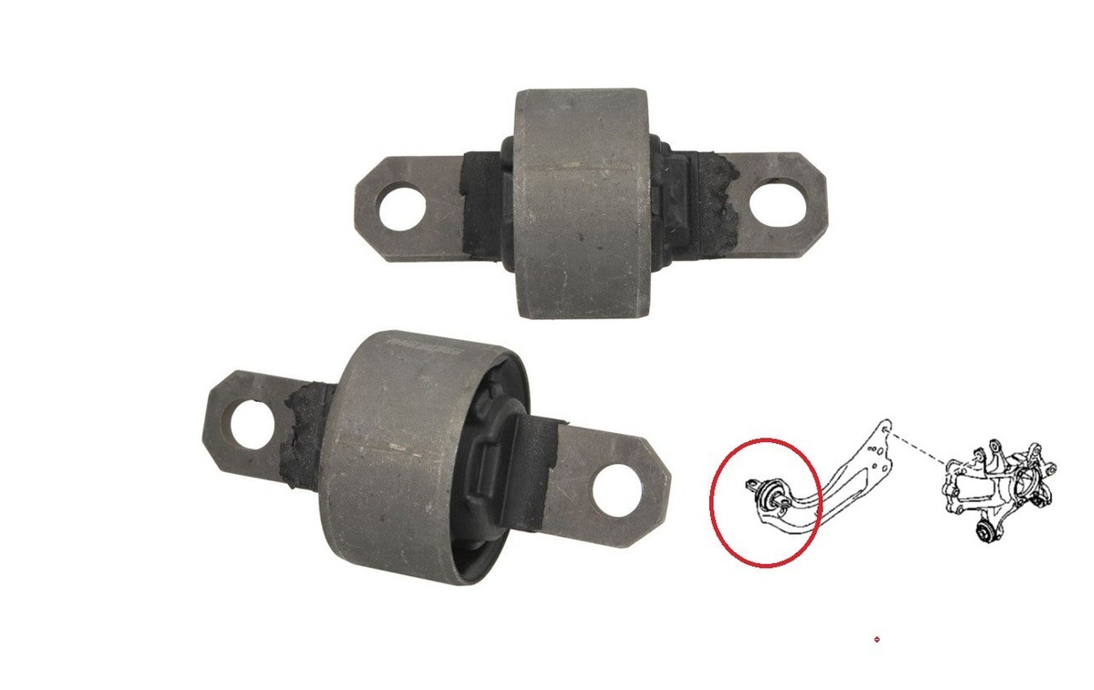 Rear Trailing Control Arm Axle Bushes Bushings fits Mazda 6 (2012
