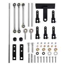 Adjustable Dual Side Mounted 4v Carburetor Linkage Kit Fit For Tunnel Ram Appl Adjustable Dual Side Mounted 4v Carburetor Linkage Kit Fit For Tunnel Ram Appl