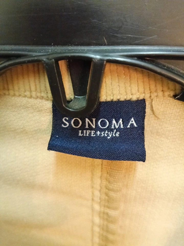  Sonoma Blazer Pana Tostado Mujer Chaqueta Mediana, Elegante, Deportivo, Elástico Foto 2 de 4