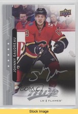 2018-19 Upper Deck MVP High Series Silver Script Johnny Gaudreau #208 READ 7ql