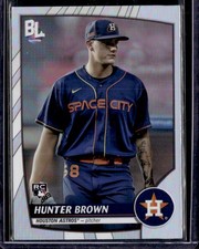 HUNTER BROWN 2023 TOPPS BIG LEAGUE FOIL REFRACTOR RC HOUSTON ASTROS #213
