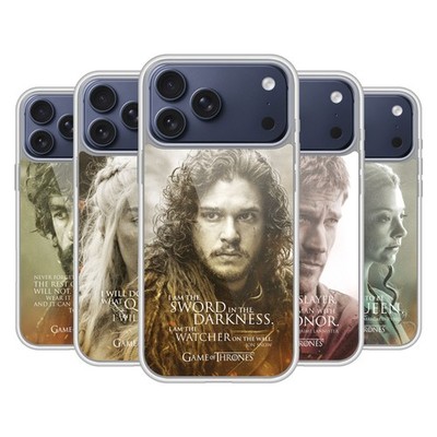 OFFICIAL HBO GAME OF THRONES CHARACTER SOFT GEL CASE FOR APPLE iPHONE PHONES